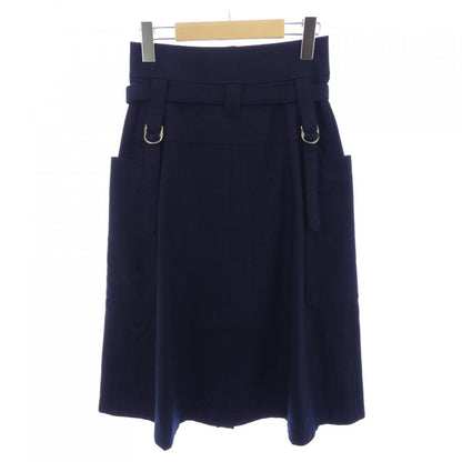 Hermes Skirt Navy 34 — view 2