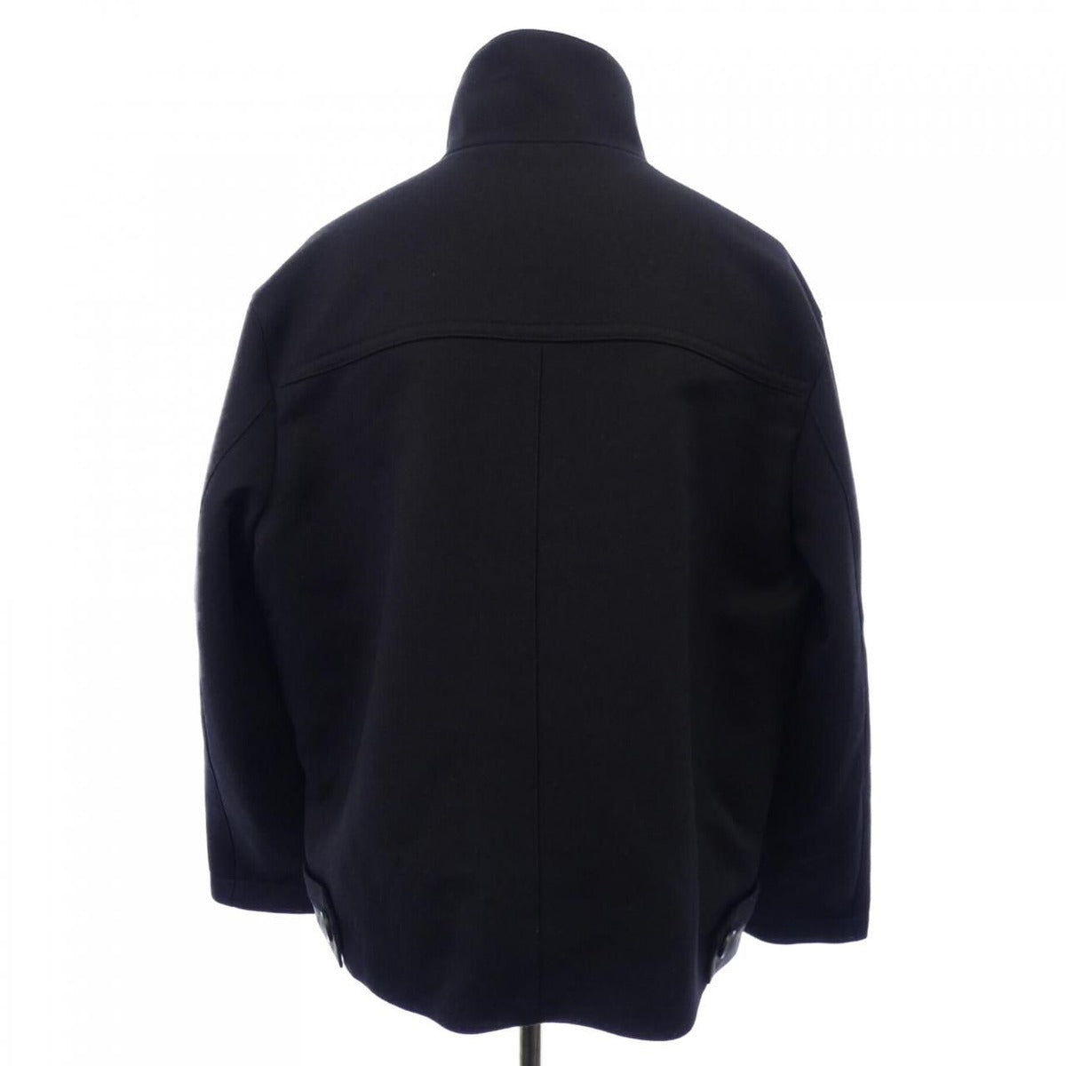 Hermes Coat Cashmere Black — view 2