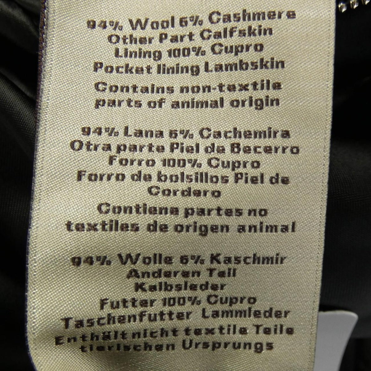 Hermes Coat Cashmere Black — view 3