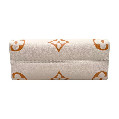 Louis Vuitton Handbag Shoulder Bag On The Go PM M46513 Monogram Empreinte Creme