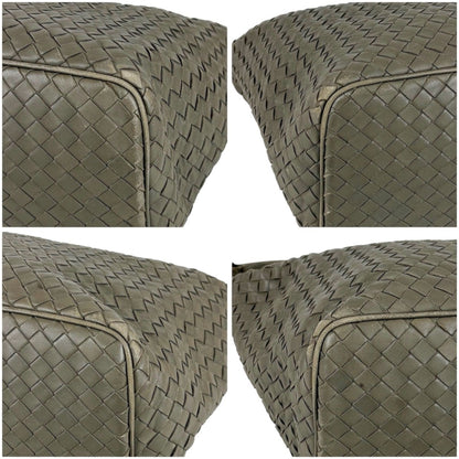 Bottega Veneta Intrecciato Leather Shoulder Bag Hobo Soho Gray — view 5