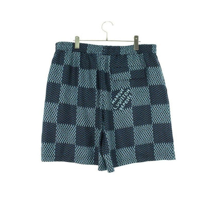 Louis Vuitton 25 AW Rm252 mq FYQ Htp46 W Damier All Over Pattern Silk Shorts — view 2