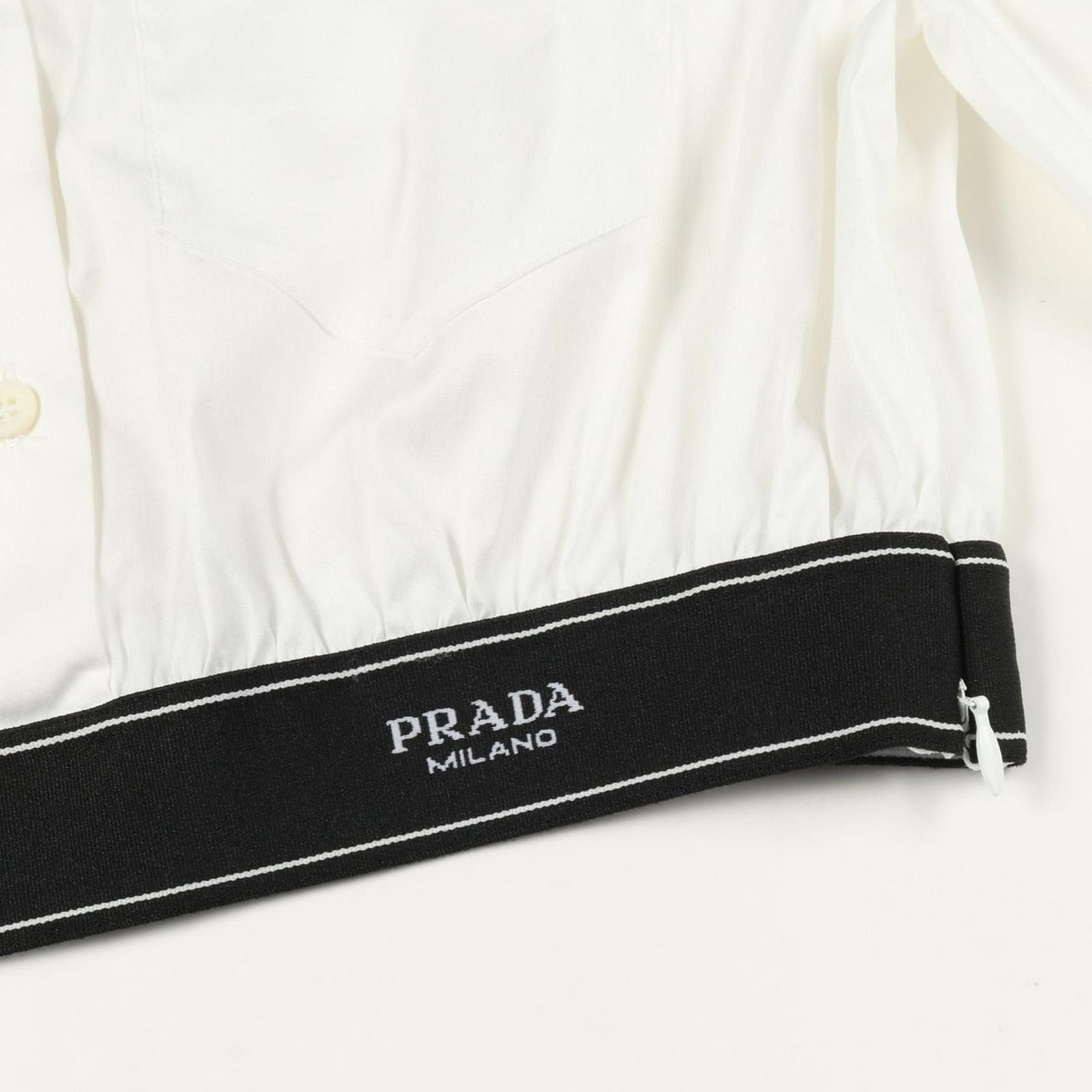 Prada Poplin Stretch Cotton Shirt — view 6