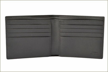 Fendi Wallet Fendi Fold Wallet Billfold 7m0169 Vocabulary Navy Black Unused