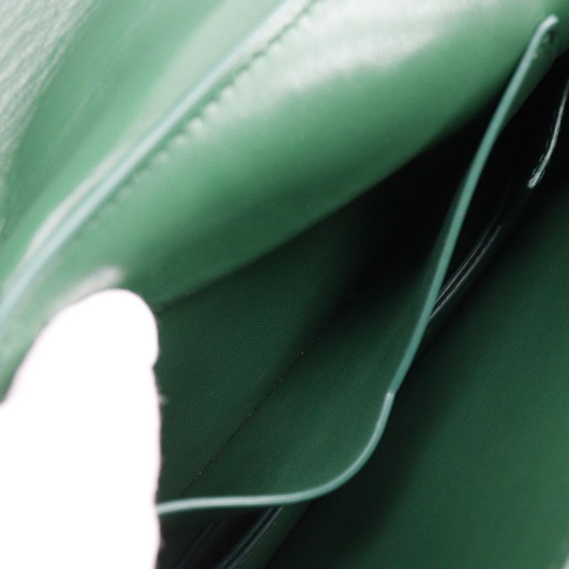 Bottega Veneta Bottega Veneta Mount Envelope 2WAY Chain Shoulder Leather Green