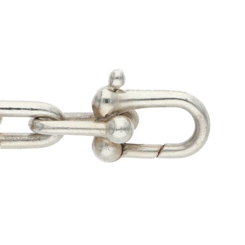 Tiffany & Co Hardwear Hardware Graduated Link Silver Necklace Men's 18inch