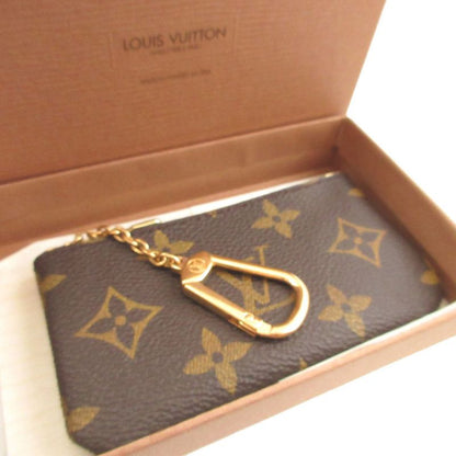 Louis Vuitton Monogram Pochette Cles M62650 Brown Coin Case Wallet 0945 Louis