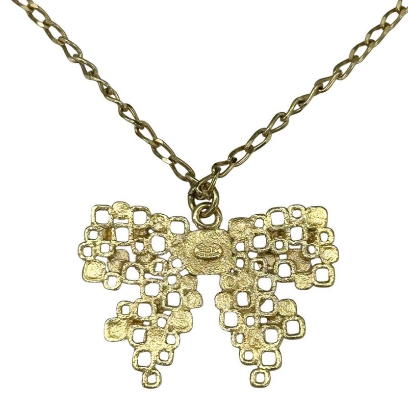 Chanel Ribbon Motif Necklace