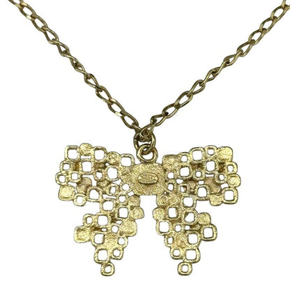 Chanel Ribbon Motif Necklace