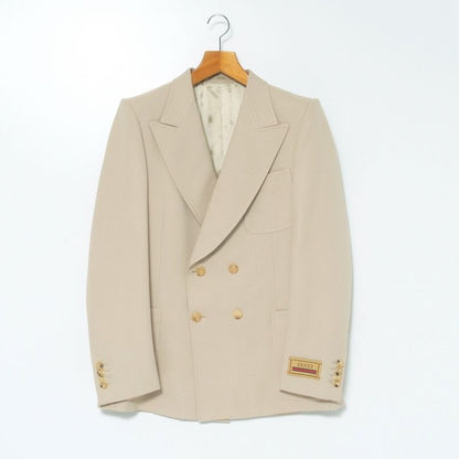 Gucci Tailored Jacket 54 Double Breasted Beige