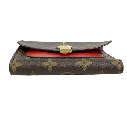 Louis Vuitton Trifold Wallet Monogram Portefeuille Flower Compact Coquelicot — view 2
