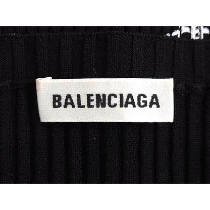 Balenciaga Rayon and Polyester Long Sleeve Top Size Indicated — view 3