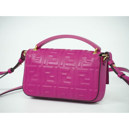 Fendi Baguette Phone Pouch Zucca 2-Way Shoulder Bag Handbag Pochette — view 2