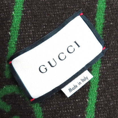 Gucci Checked Pattern Lining GG Horsebit Hooded Long Wool Coat — view 9