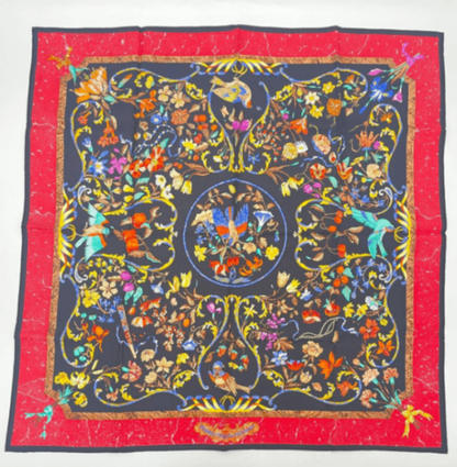 Hermes Carre 90 Pierres D Orient ET D Occident Oriental And Western Stonework