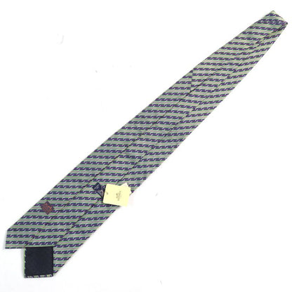 Hermes 659087t Cravate SOIE Lourde 100% Cravat Silk Pomme Marine Fuchsia