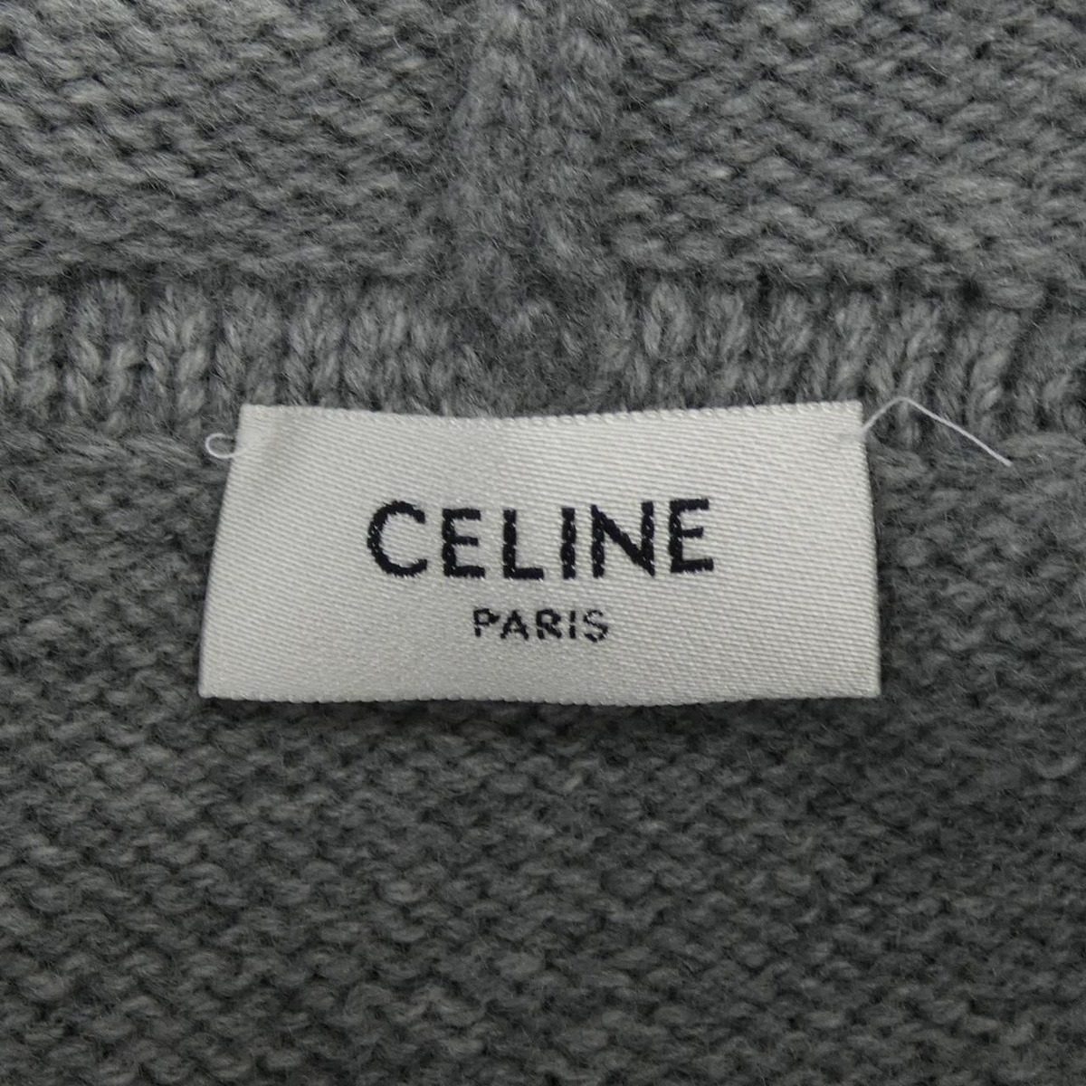 Celine Triomphe Hoodie Gray — view 4