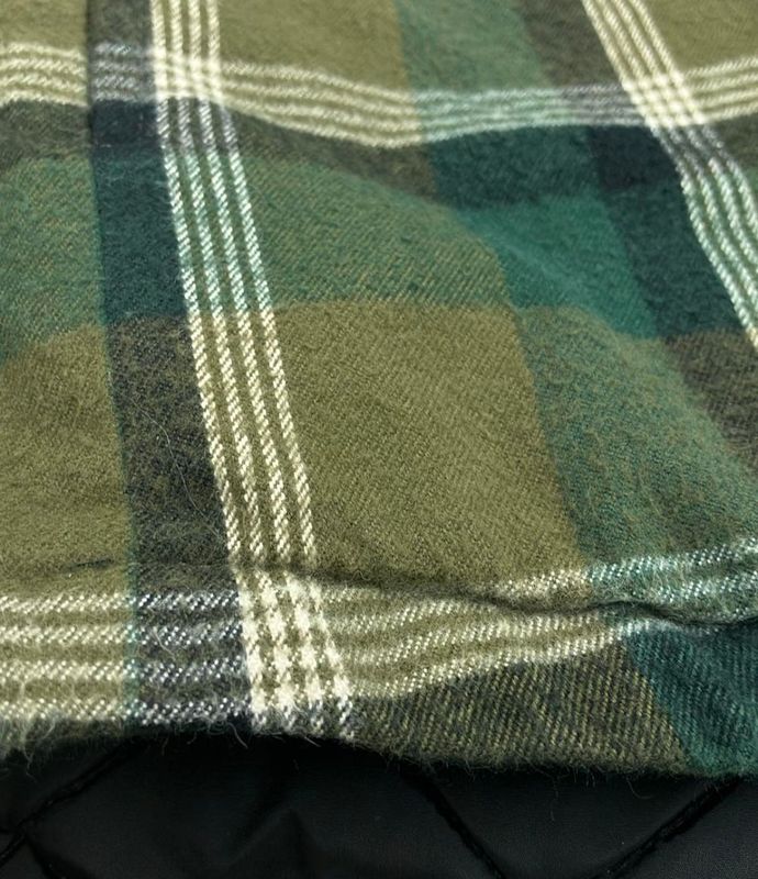 Celine Checked Oversize D Shirt Jacket Quilted Lined 2w655150r Men's Size 34 (S)