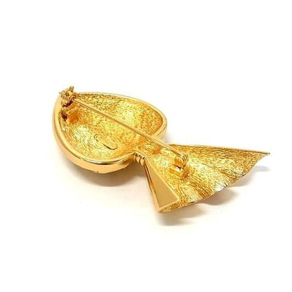 Dior Vintage Line Stone Pin Brooch Pin Badge Gold — view 2