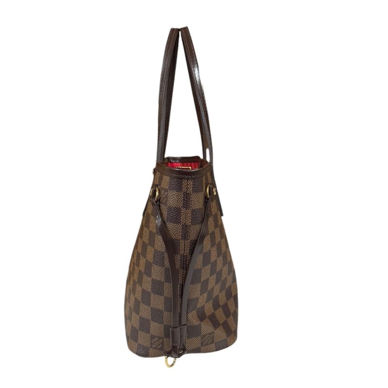 Louis Vuitton Neverfull PM Damier Tote Bag Damier Canvas N41359 Brown Ladies