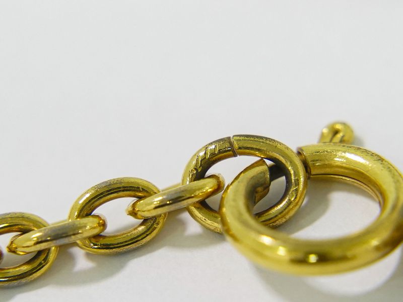 Authentic Chanel Coco Mark Necklace Pendant GP Gold Plated Accessories Jewelry