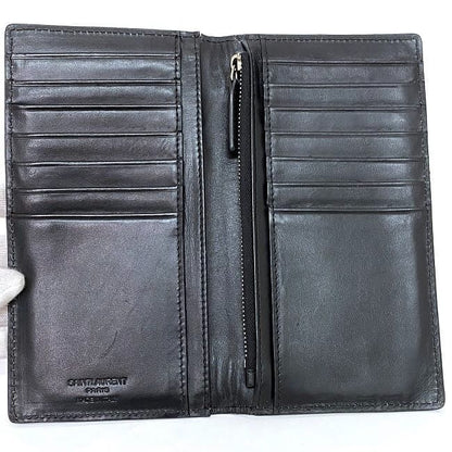 Saint Laurent Folding Long Wallet Ec22840 Black 369303