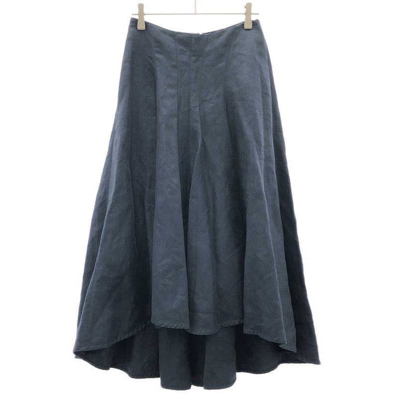 Celine by Phoebe Philo Celine Phoebe Philo Linen Rayon Long Skirt 2 2o83 7630