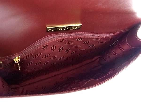 Cartier Must Line Leather Clutch Bag Second Bag Men's Women's