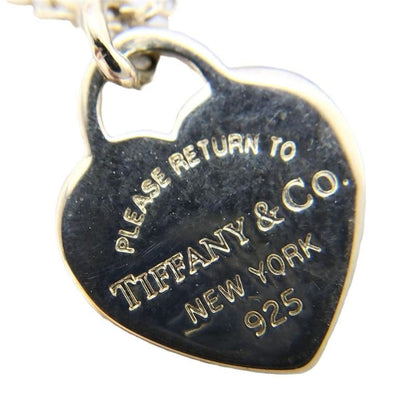 Tiffany & Co Tiffany & Co Return To Double Heart Pink Necklace Sv925 26g