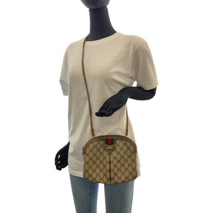 Gucci Old Gucci Beige GG Supreme Canvas 904 02 047 Shoulder Bag Pochette Women