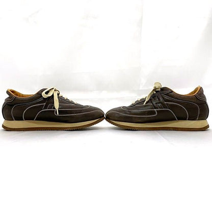 Hermes Quick Sneakers Ec21024 Brown 24.0cm (9.45in)