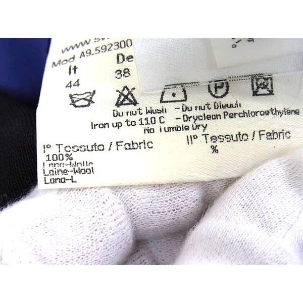 Fendi Wool Skirt 44 Black — view 3
