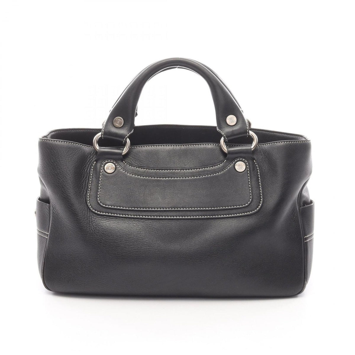 Celine Handbag Boogie Bag Black Leather B
