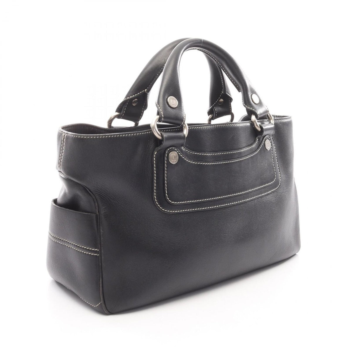 Celine Handbag Boogie Bag Black Leather B — view 2
