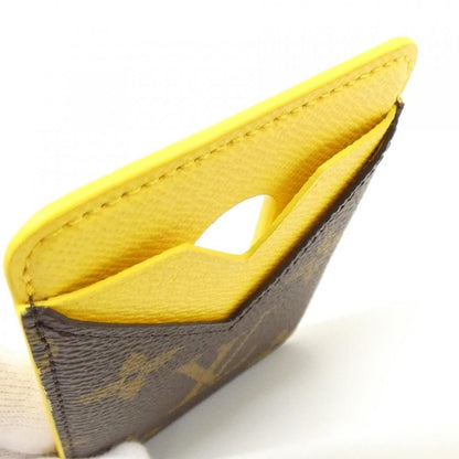 Louis Vuitton Monogram Macassar Card Holder Magnet Case — view 3