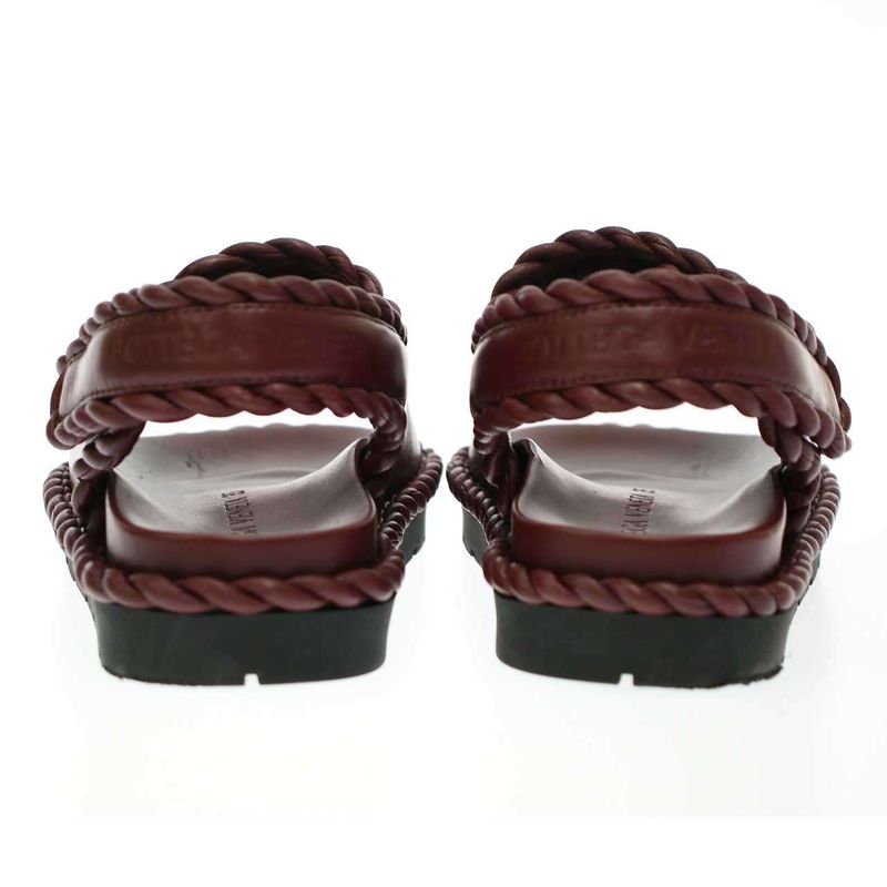Bottega Veneta Jack Flat Sandals Barolo 35