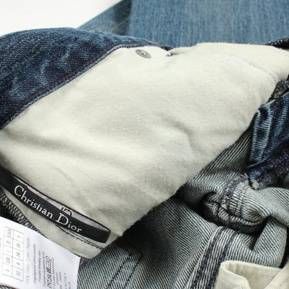 Dior Denim Pants Cut Off Boyfriend Button Fly — view 7