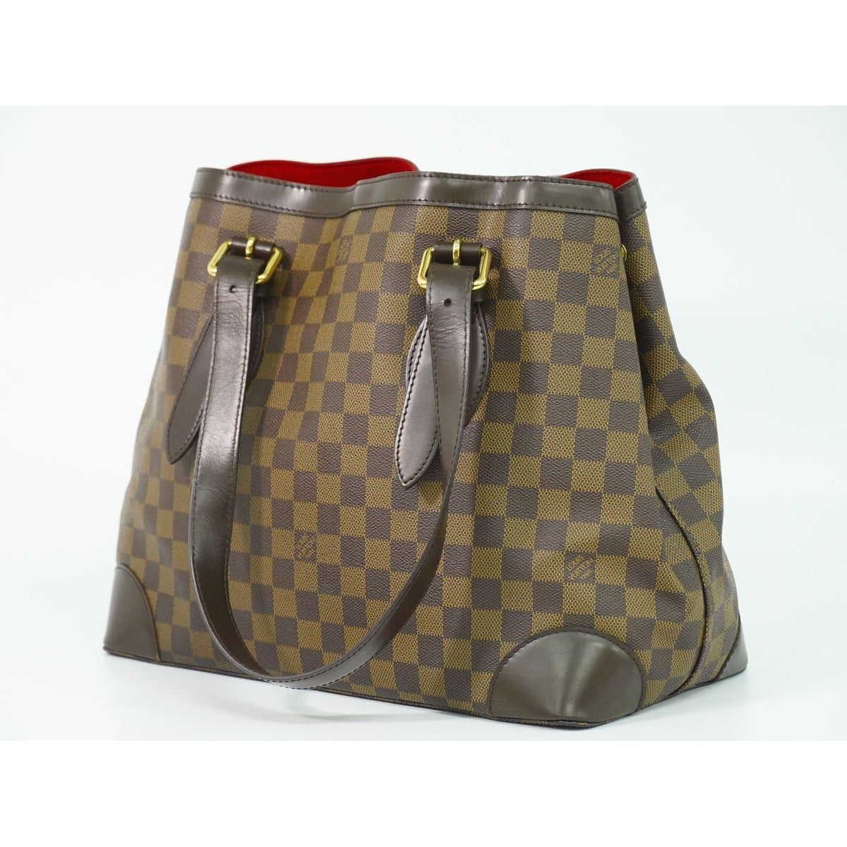 Louis Vuitton LV Hampstead MM Damier Ebene Tote Brown — view 2