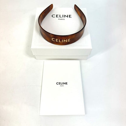 Celine Catsuits Logo Headband 46y376cea Acetate Havana Blonde / Dre Brown