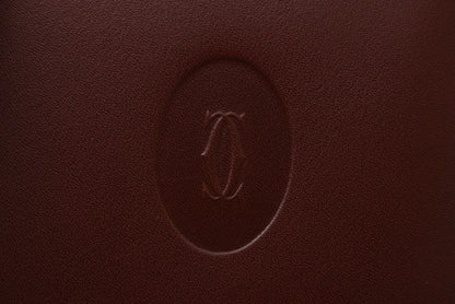 Cartier Fold Wallet Vintage Cartier Men's Wallet Must De Cartier Bordeaux
