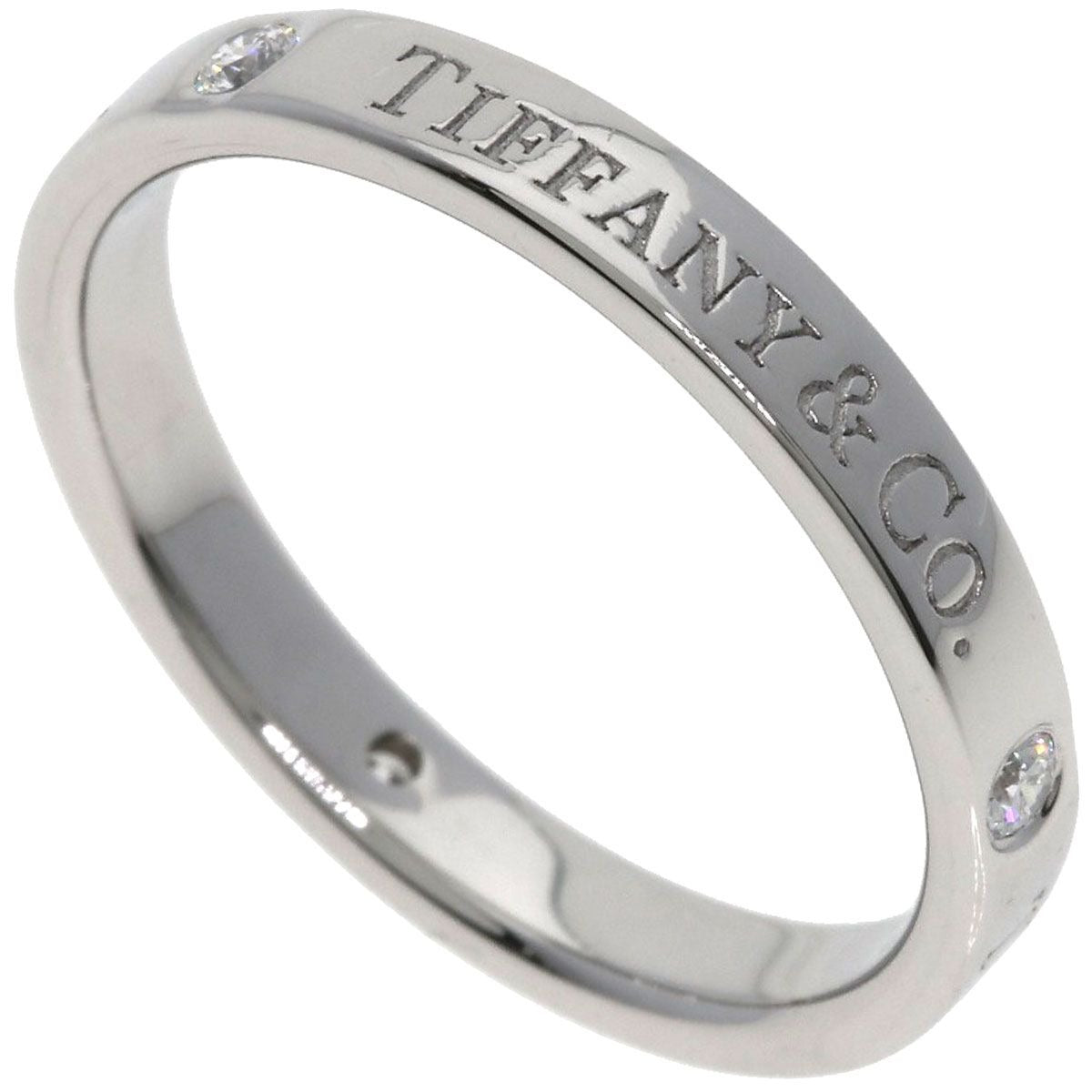 Tiffany & Co Flat Band Diamond Ring
