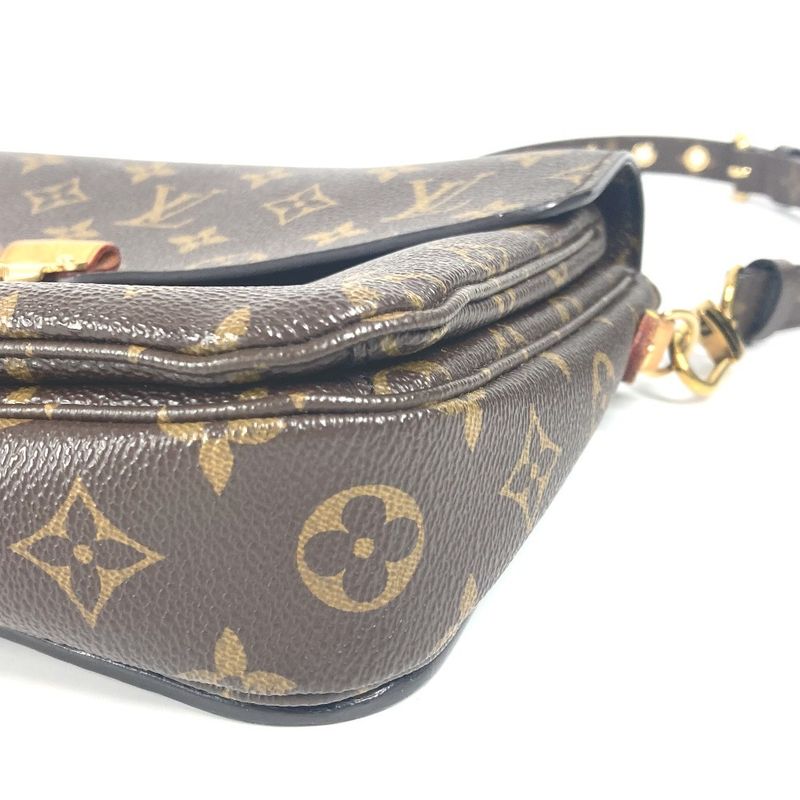 Louis Vuitton Handbag Pochette Metis MM M40780 Monogram Canvas Brown
