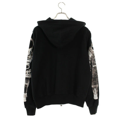 Chanel Astronaut Arm Print Zip Up Hoodie 40 — view 2