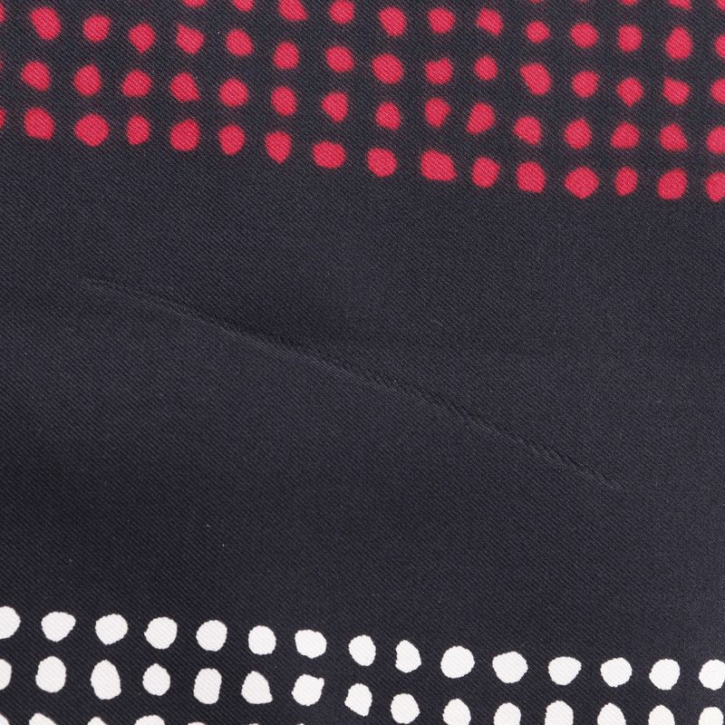 YVES Saint Laurent Yves Saint Laurent YSL Logo Rectangular Silk Black Women's