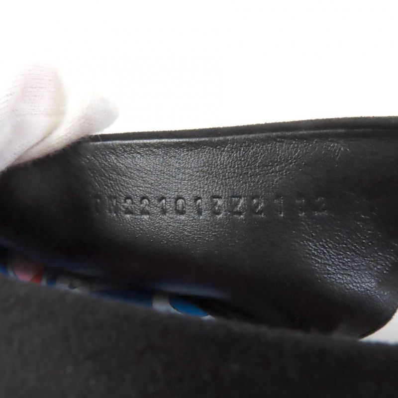 Hermes 2022 Suede Leather Pointed Toe Pumps With Back Bow Black 37 Storage With