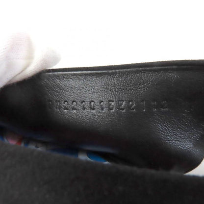 Hermes 2022 Suede Leather Pointed Toe Pumps With Back Bow Black 37 Storage With