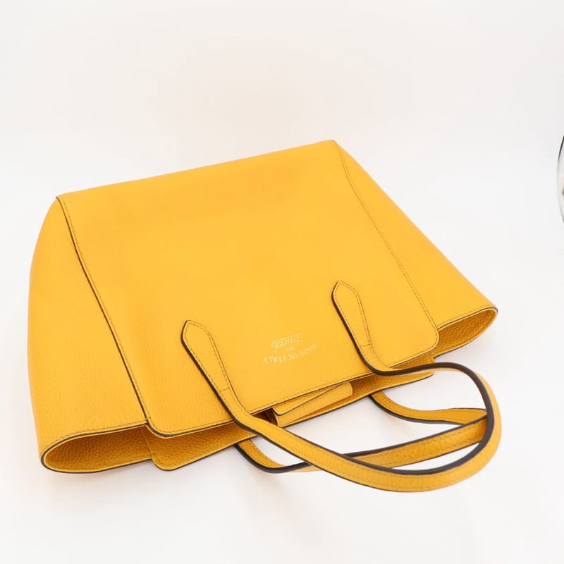 Gucci Swing Yellow Gold Hardware Leather 354397 Tote Shoulder Bag