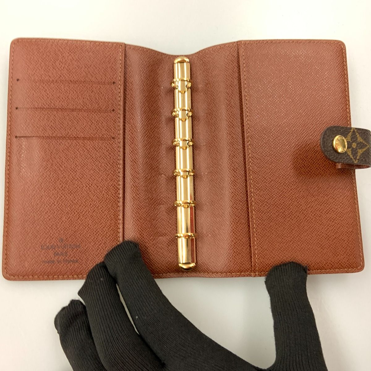 Louis Vuitton Monogram Agenda PM Notebook Cover R20005 Brown