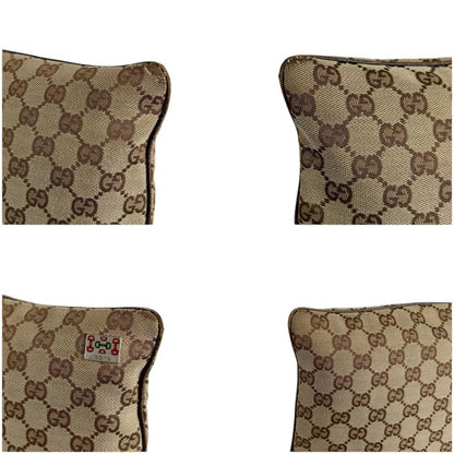 Gucci Shoulder Bag Sherry Line GG Canvas Brown Tricolor Crossbody Bag