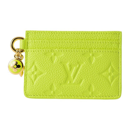 Louis Vuitton Card Case Holder Charm Zesty Lime